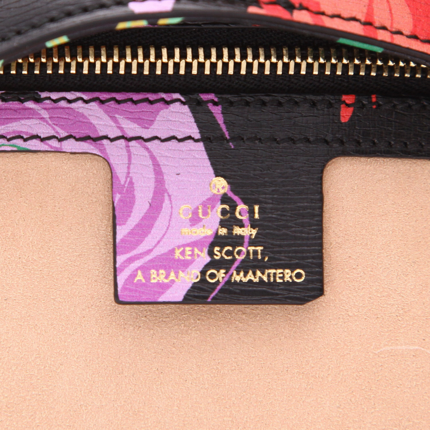 Gucci  Jackie handbag  in black leather - Detail D2
