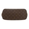 Louis Vuitton  Neverfull small model  shopping bag  in brown monogram canvas  and natural leather - Detail D1 thumbnail