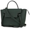 Celine  Belt shoulder bag  in green grained leather - 00pp thumbnail