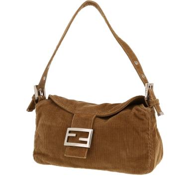 Borsa Fendi  Baguette in velluto marrone