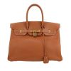 Bolso de mano Hermès  Birkin 35 cm en cuero Courchevel color oro - 360 thumbnail