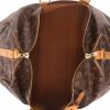 Borsa da viaggio Louis Vuitton  Keepall 45 in tela monogram marrone e pelle naturale - Detail D3 thumbnail