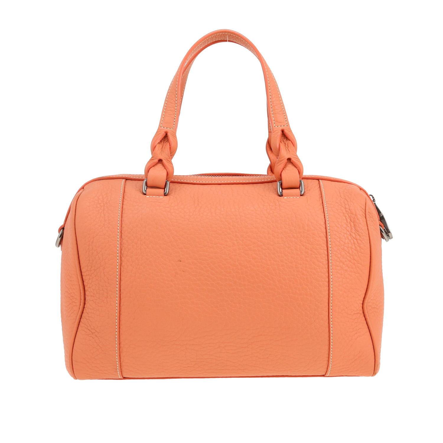 Sac à main Loewe  Anagram en cuir grainé rose - Detail D4