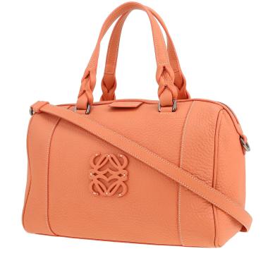 Borsa Loewe  Anagram in pelle martellata rosa