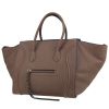 Shopping bag Celine  Phantom in pelle color talpa - 00pp thumbnail