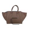 Shopping bag Celine  Phantom in pelle color talpa - 360 thumbnail