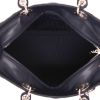 Dior  Lady Dior handbag  in navy blue leather cannage - Detail D3 thumbnail