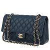 Bolso de mano Chanel  Timeless Classic en cuero acolchado azul marino - 00pp thumbnail