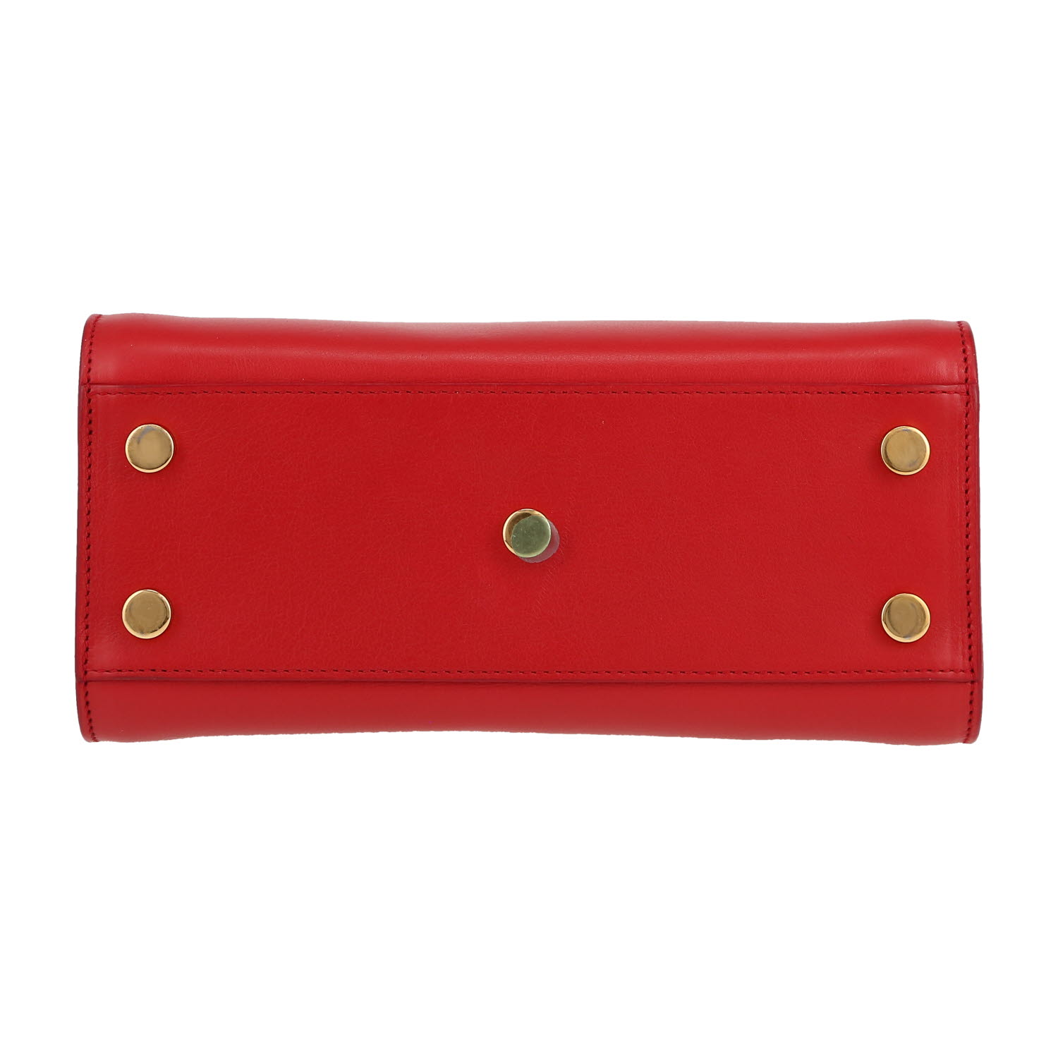 Borsa a tracolla Saint Laurent  Sac de jour Nano in pelle rossa - Detail D1