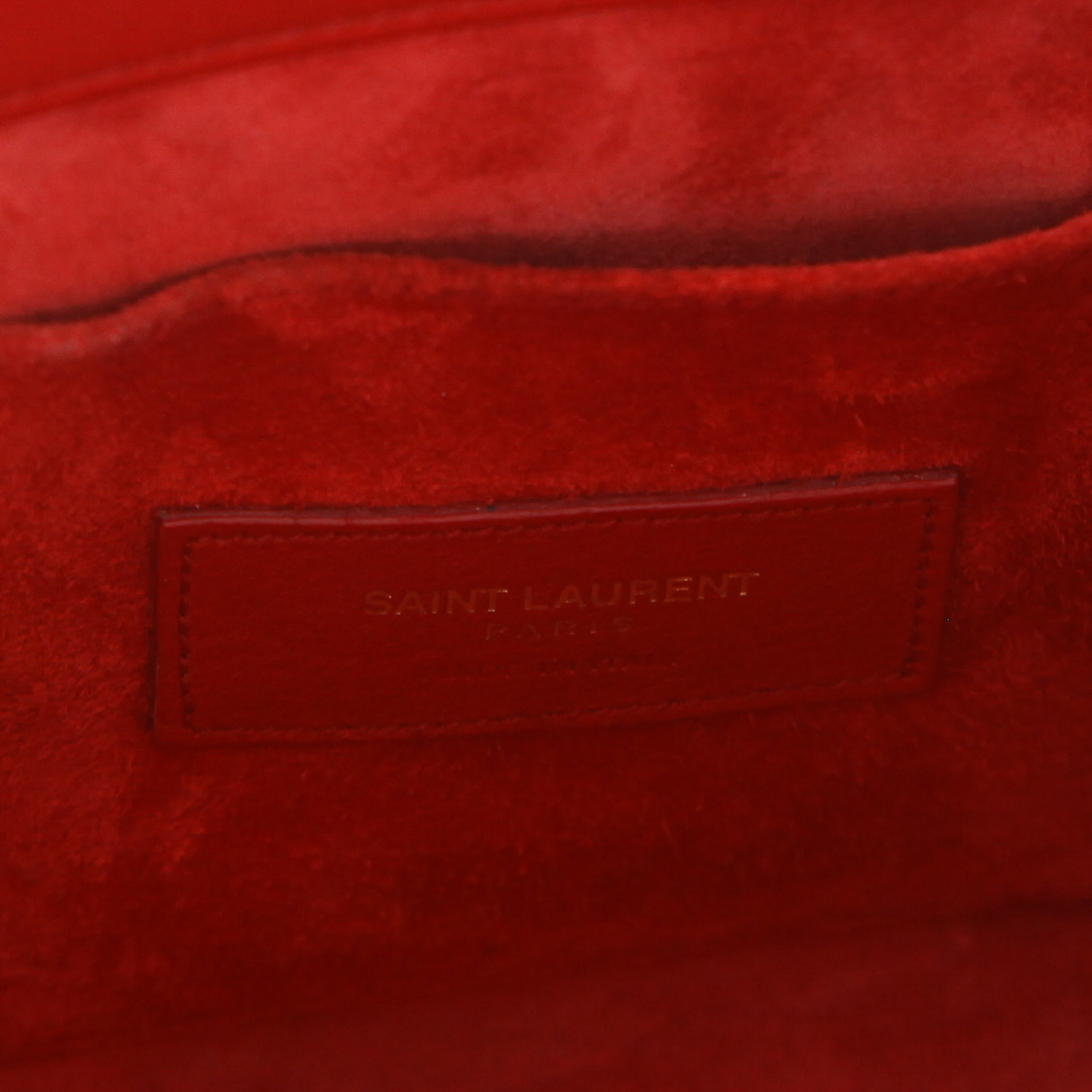 Borsa a tracolla Saint Laurent  Sac de jour Nano in pelle rossa - Detail D2