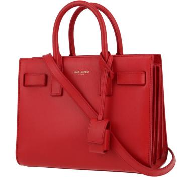 Sac bandoulière Saint Laurent  Sac de jour Nano en cuir rouge