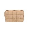 Bolso bandolera Bottega Veneta  Padded Cassette en nubuck beige - 360 thumbnail