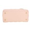 Dior  Lady Dior medium model  handbag  in varnished pink leather cannage - Detail D1 thumbnail