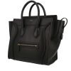 Bolso de mano Celine  Luggage Mini en cuero liso negro - 00pp thumbnail