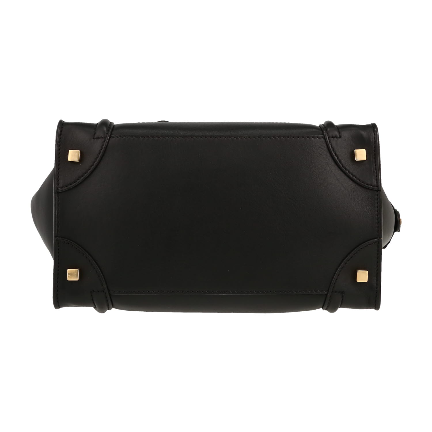 Borsa Celine  Luggage Mini in pelle liscia nera - Detail D1