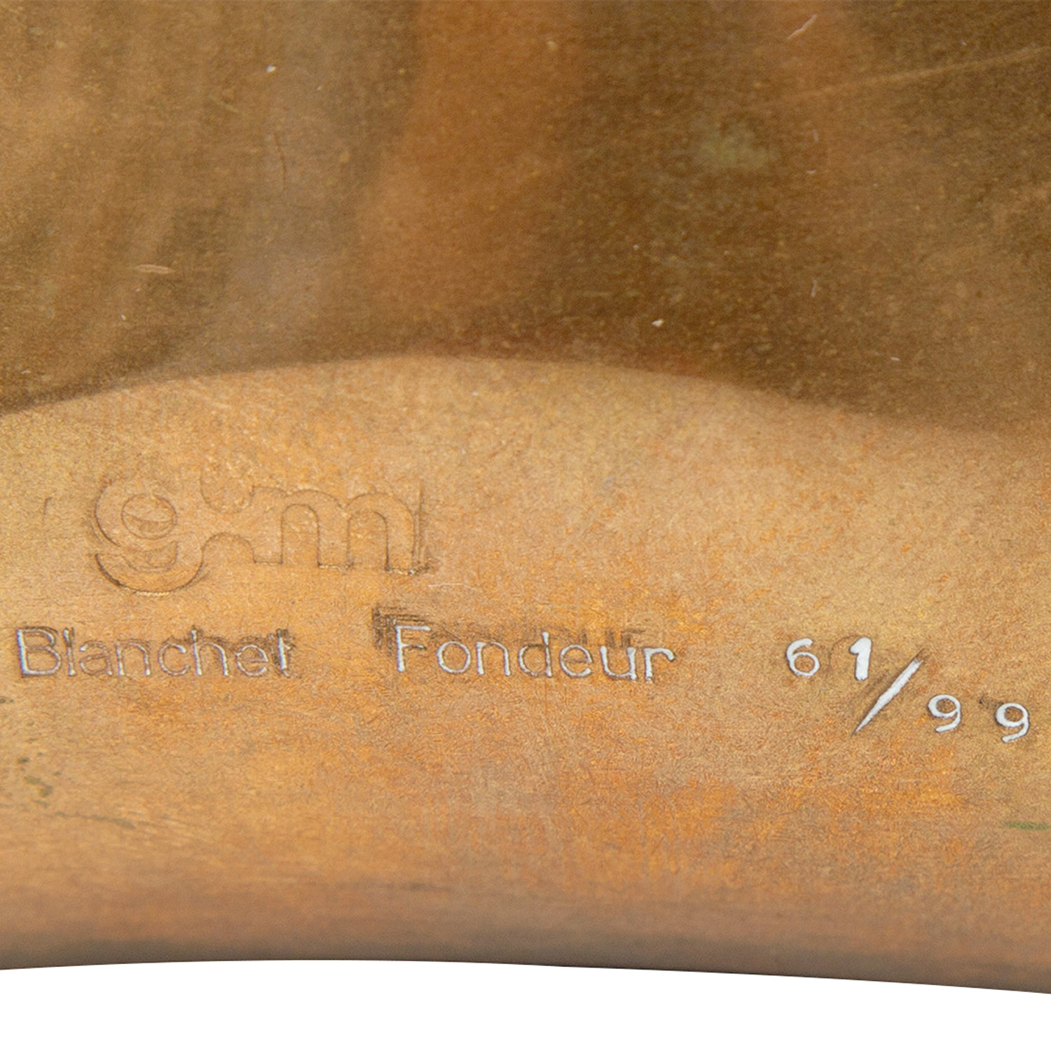 César (1921-1998), Coulée dorée - 1989/1990 - Detail D3