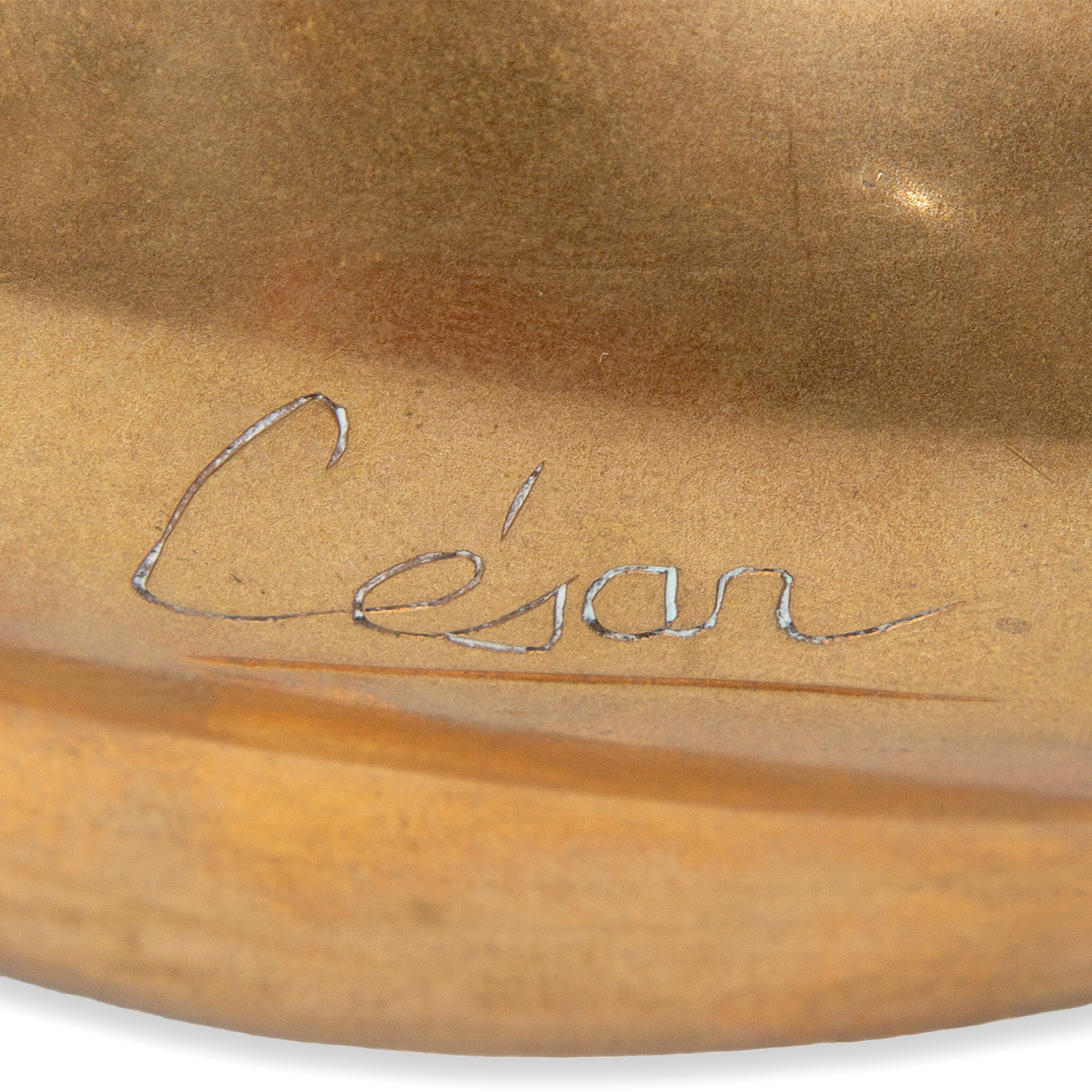 César (1921-1998), Coulée dorée - 1989/1990 - Detail D4
