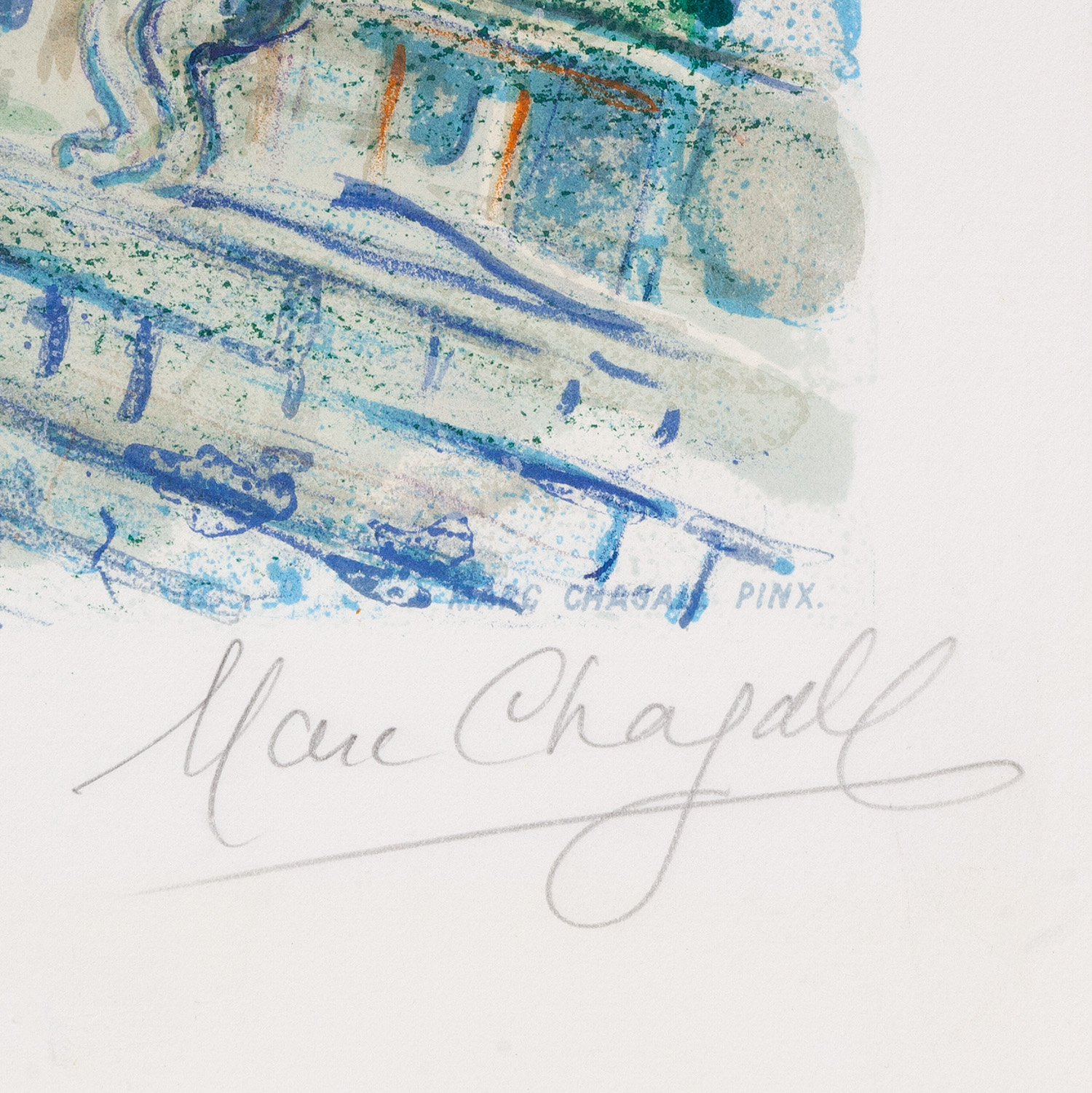 Marc Chagall (1887-1985), Bataille de fleurs - 1967 - Detail D5
