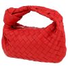 Borsa Bottega Veneta  Jodie in pelle intrecciata rossa - 00pp thumbnail