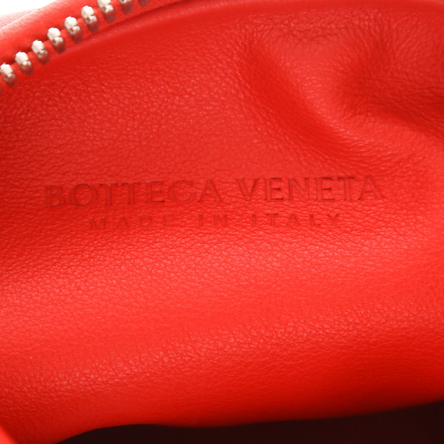 Borsa Bottega Veneta  Jodie in pelle intrecciata rossa - Detail D2