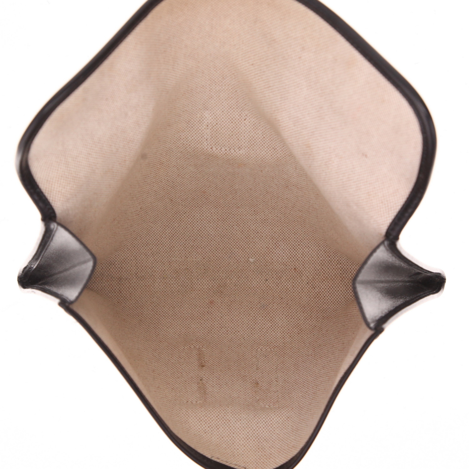 Hermès  Jige pouch  in black box leather - Detail D3