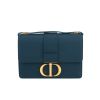 Borsa Dior  30 Montaigne in pelle martellata blu - 360 thumbnail