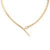 Bulgari Serpenti Viper small model necklace in pink gold and diamonds - 00pp thumbnail