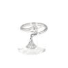 Bulgari Diva's Dream ring in white gold and diamonds - 360 thumbnail