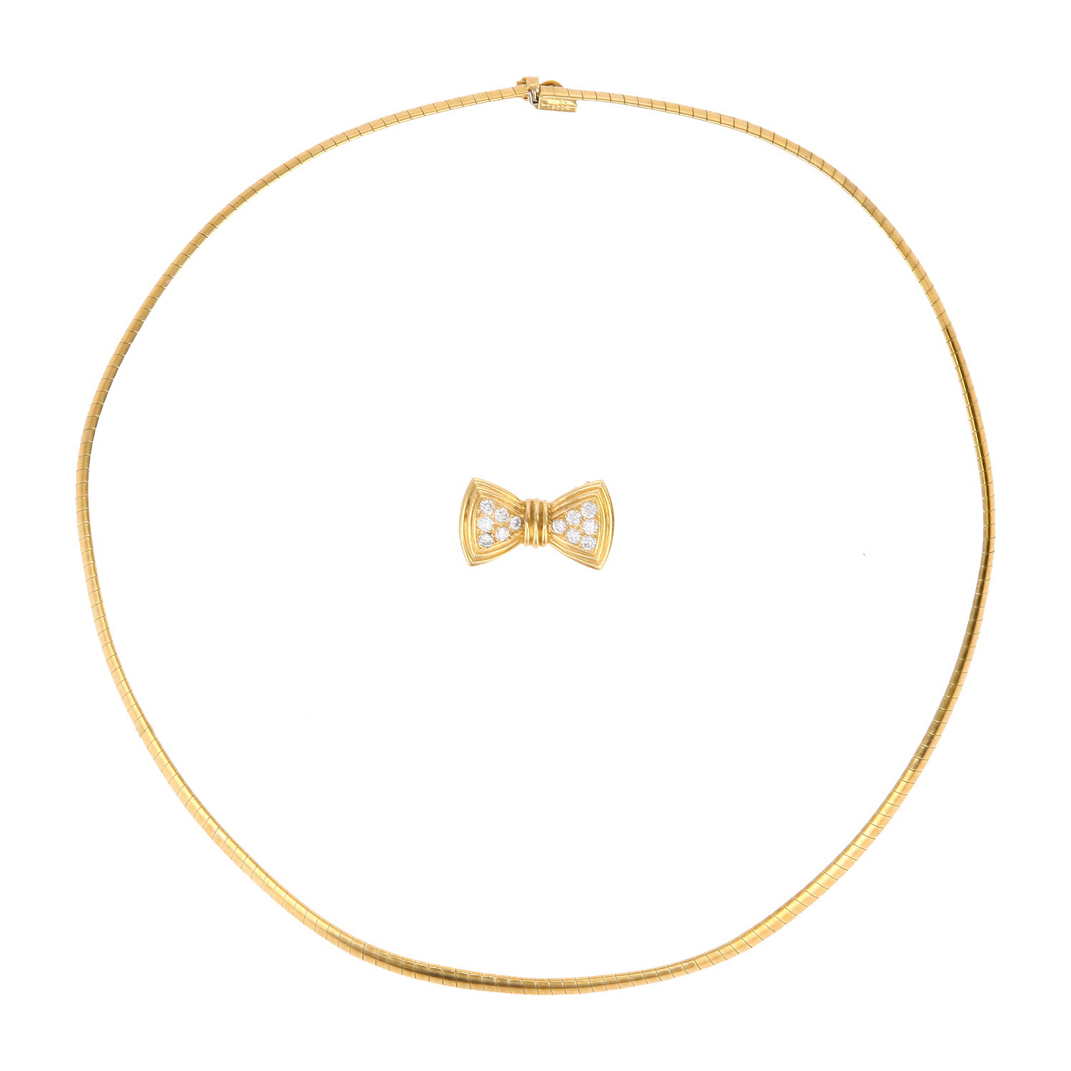 Collier à transformation Van Cleef & Arpels  en or jaune et diamants - Detail D3