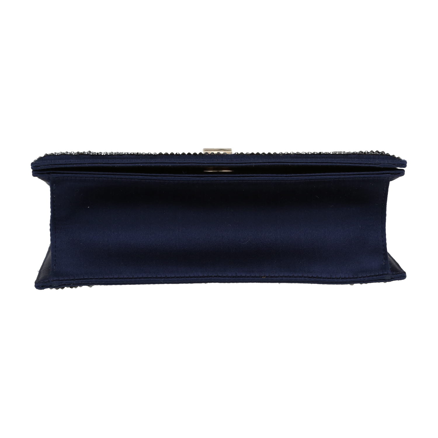 Bolso bandolera Dior  Diorama en satén azul marino - Detail D1