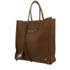 Balenciaga  Papier shopping bag  in khaki leather - 00pp thumbnail