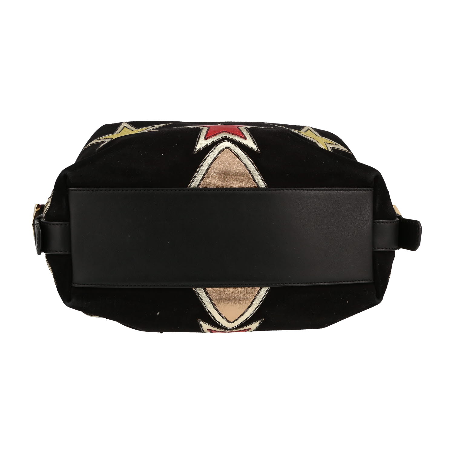 Bolso bandolera Givenchy  Pandora en nubuck y cuero negro - Detail D1