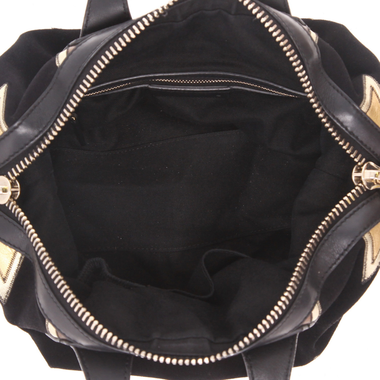 Bolso bandolera Givenchy  Pandora en nubuck y cuero negro - Detail D3