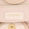 Chanel  Deauville shopping bag  in ecru canvas  and beige leather - Detail D2 thumbnail