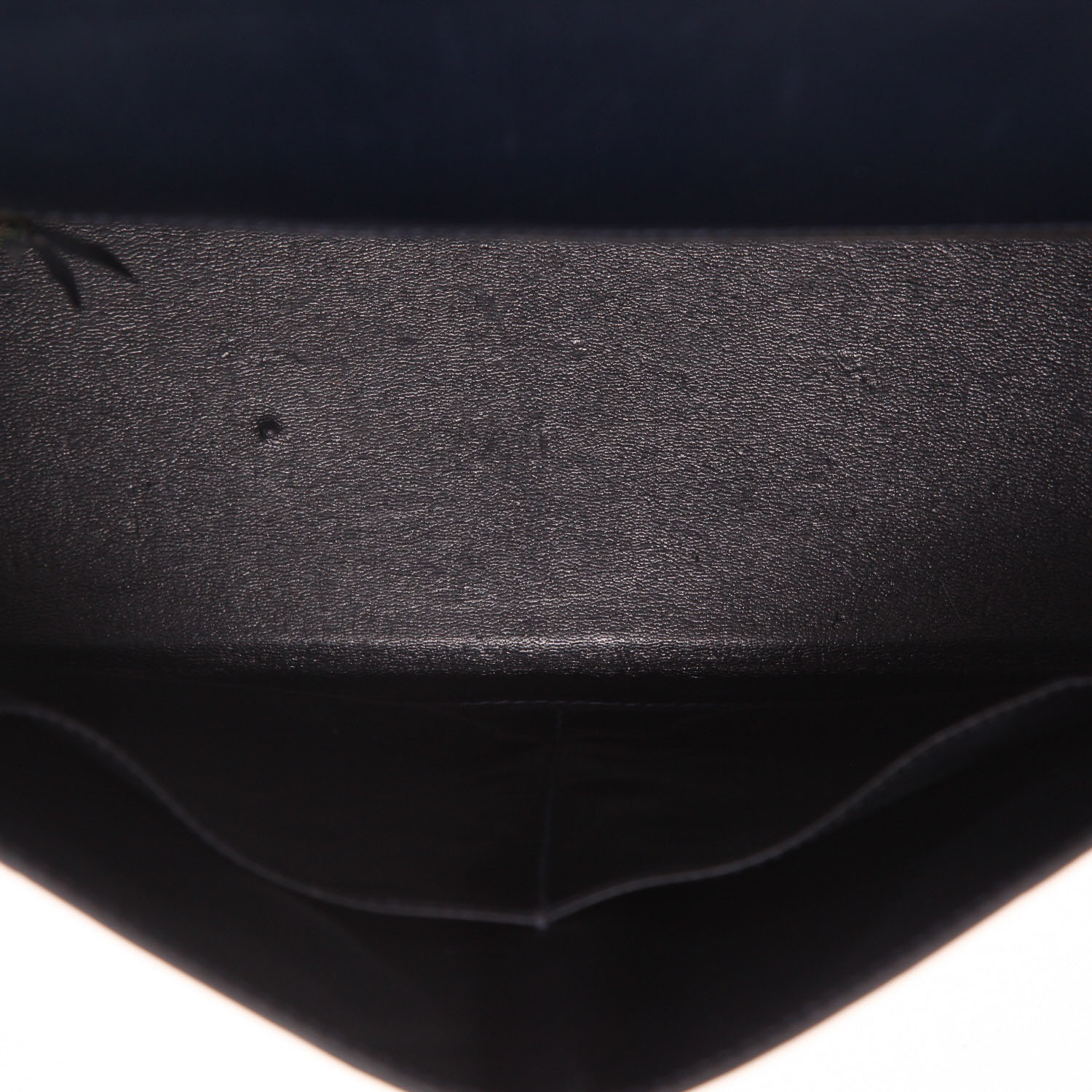 Borsa Hermès  Kelly 32 cm in pelle box blu marino - Detail D3