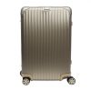 Rimowa   rigid suitcase  in champagne aluminium - Detail D1 thumbnail