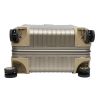 Rimowa   rigid suitcase  in champagne aluminium - Detail D4 thumbnail