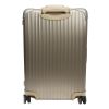 Rimowa   rigid suitcase  in champagne aluminium - Detail D5 thumbnail