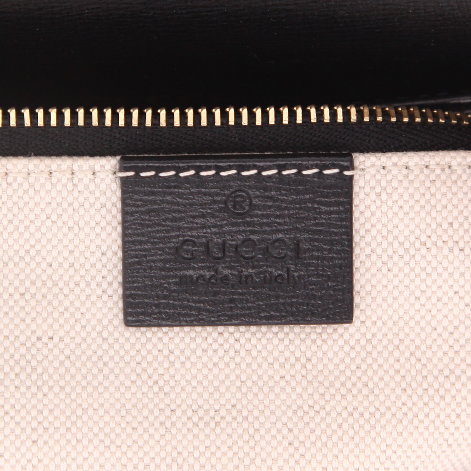 Bolso bandolera Gucci  1955 Horsebit en cuero negro - Detail D2
