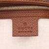 Gucci  Jackie handbag  in blue "sûpreme GG" canvas  and brown leather - Detail D2 thumbnail