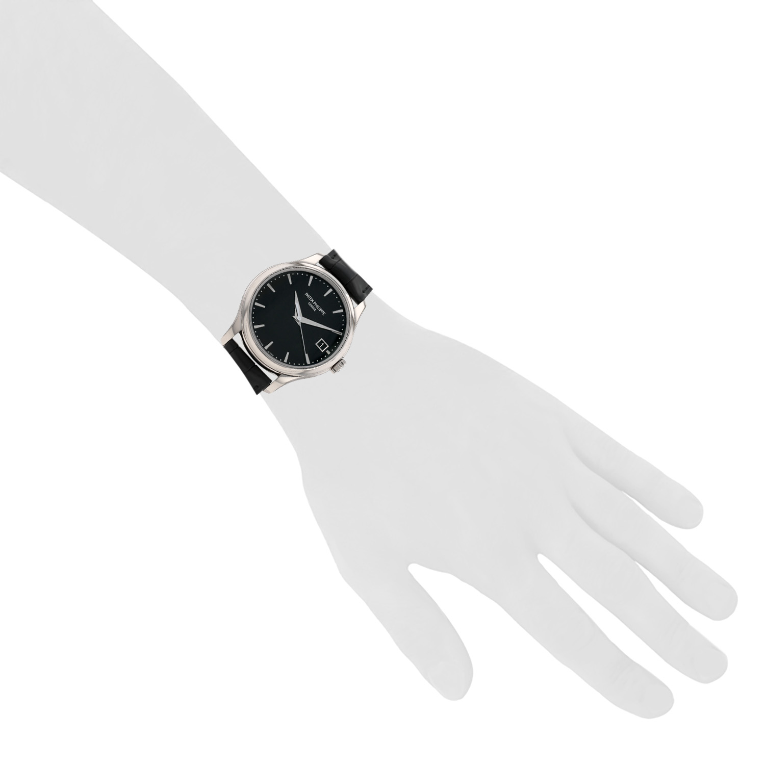 Patek Philippe Calatrava  in white gold Ref: Patek Philippe - 5227  Circa 2010 - Detail D1