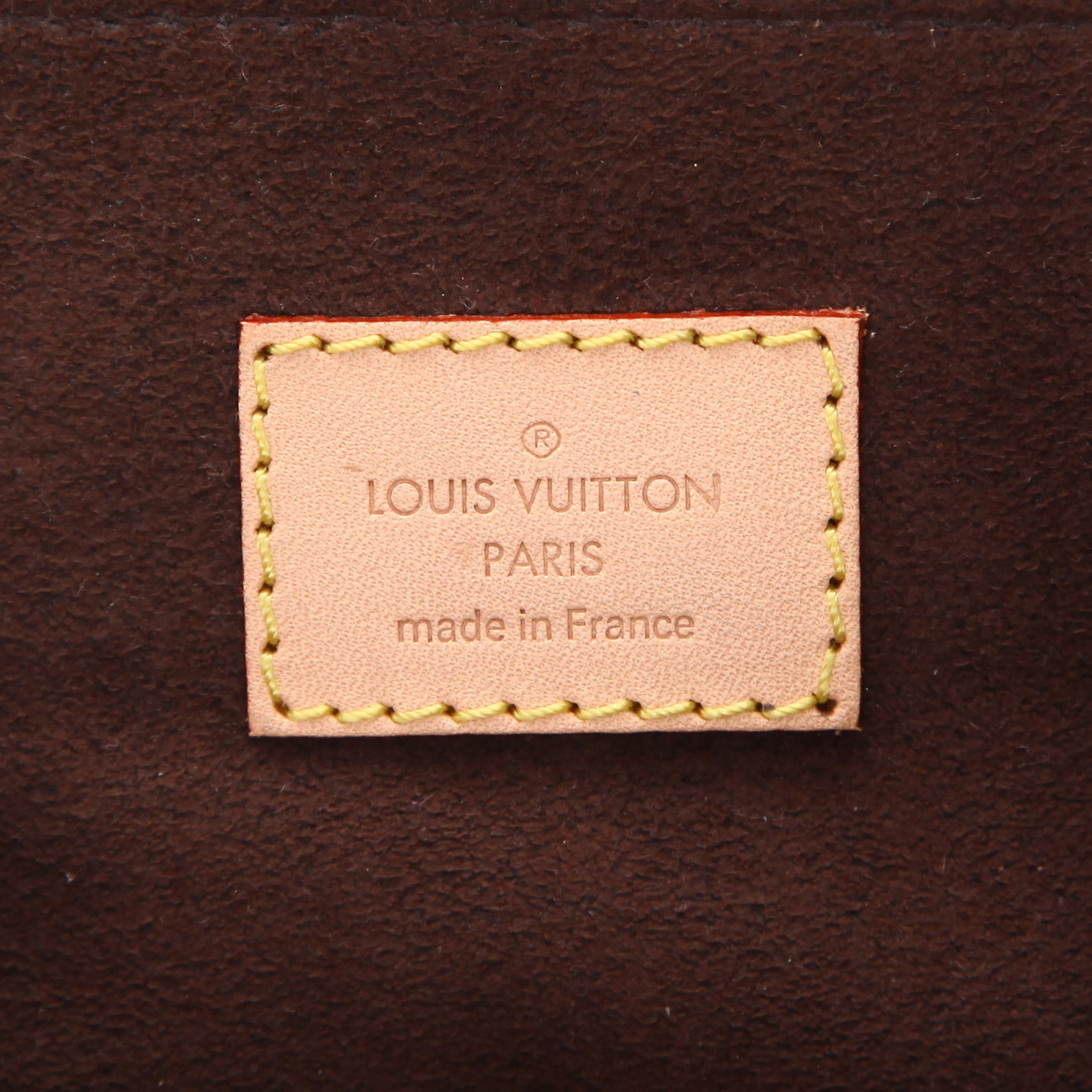 Sac bandoulière Louis Vuitton  Metis en toile monogram marron et cuir naturel - Detail D2