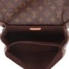 Borsa a tracolla Louis Vuitton  Metis in tela monogram marrone e pelle naturale - Detail D3 thumbnail