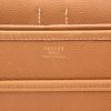 Hermès  Noumea handbag  in gold Courchevel leather - Detail D2 thumbnail