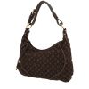 Bolso para llevar al hombro o en la mano Louis Vuitton  Manon en lona Monogram Idylle marrón - 00pp thumbnail