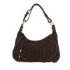 Bolso para llevar al hombro o en la mano Louis Vuitton  Manon en lona Monogram Idylle marrón - 360 thumbnail