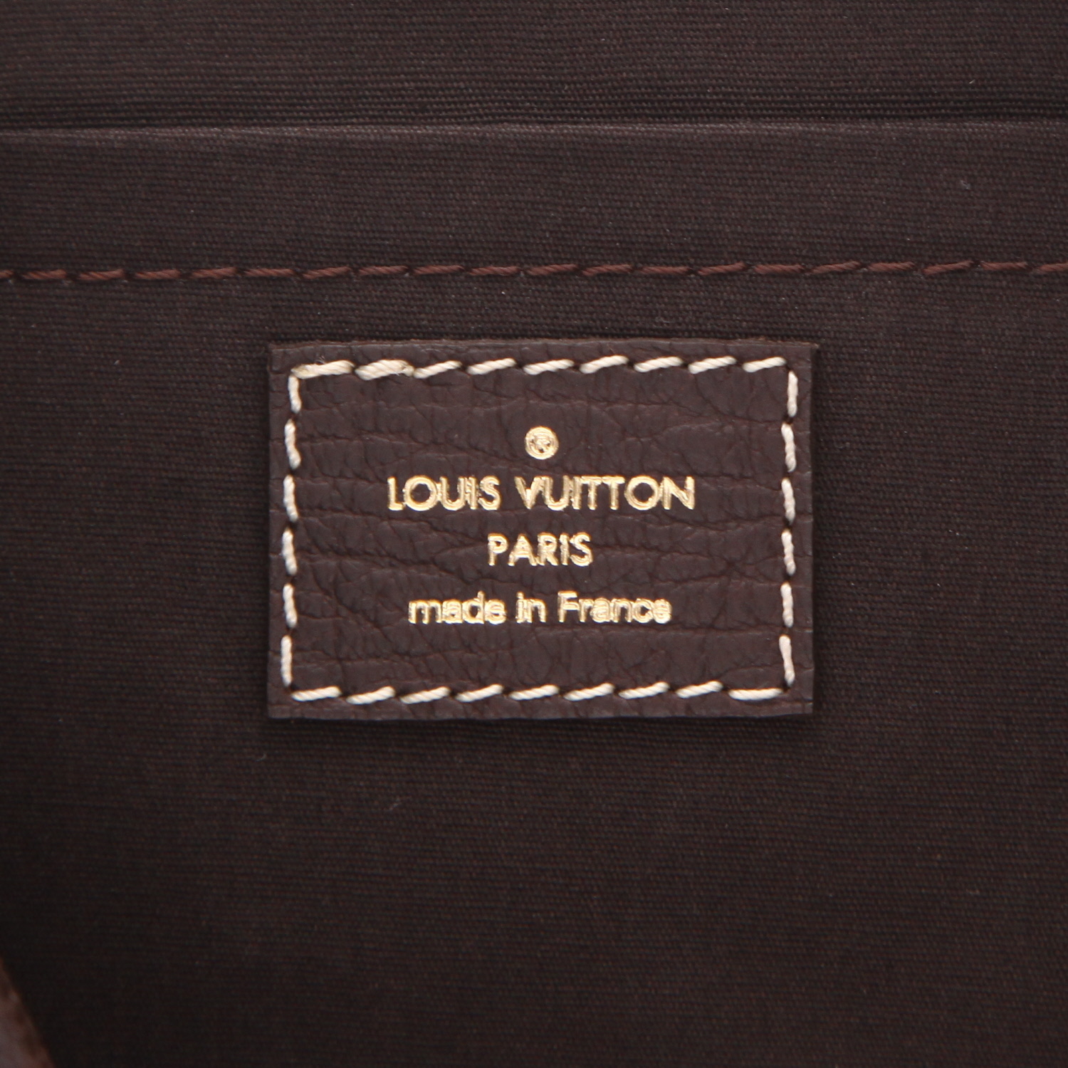 Bolso para llevar al hombro o en la mano Louis Vuitton  Manon en lona Monogram Idylle marrón - Detail D2