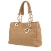 Bolso de mano Dior  Lady Dior en cuero cannage beige - 00pp thumbnail