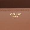 Borsa a tracolla Celine  Triomphe Teen in pelle marrone - Detail D2 thumbnail