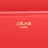 Celine  Triomphe medium model  shoulder bag  in red leather - Detail D2 thumbnail